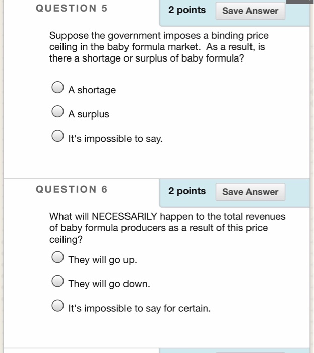 Solved QUESTION 5 2 points Save Answer Suppose the | Chegg.com