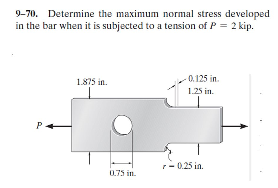 Solved 9–70. Determine the maximum normal stress developed | Chegg.com