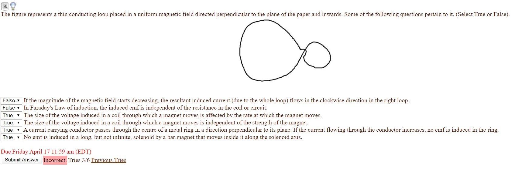 Solved The figure represents a thin conducting loop placed | Chegg.com