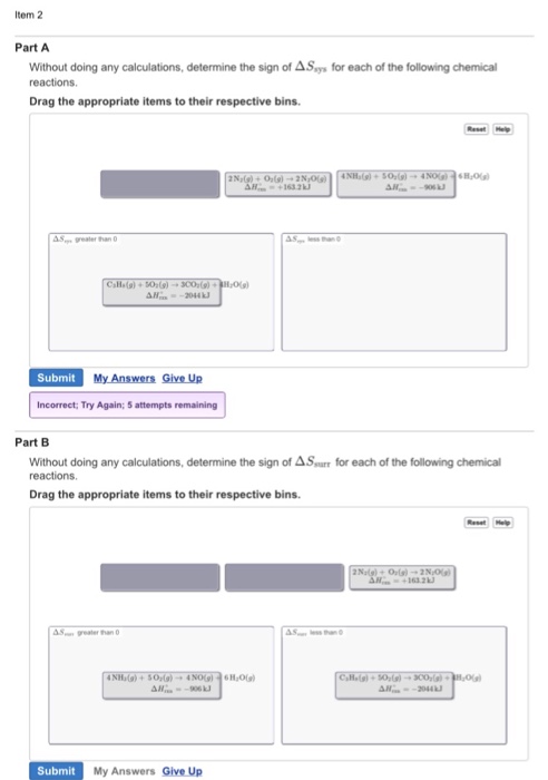 Solved Item 2 Part A Without doing any calculations, | Chegg.com