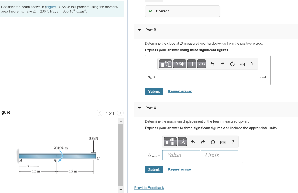 Solved Consider The Beam Shown In (Figure 1). Solve This | Chegg.com