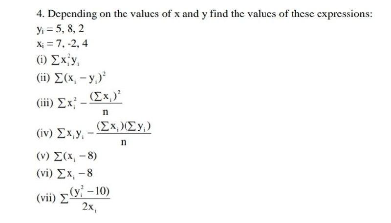 Solved 4. Depending on the values of x and y find the values | Chegg.com