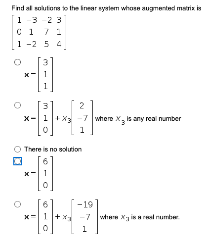 Solved Find All Solutions To The Linear System Whose Chegg Com