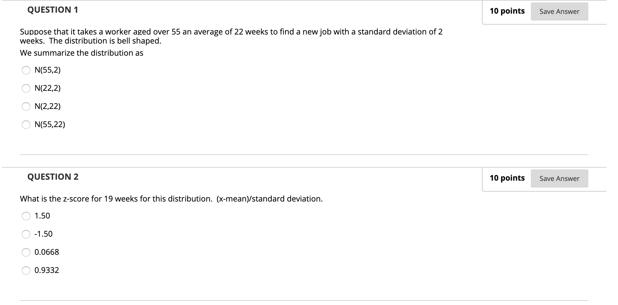 Solved QUESTION 1 10 points Save Answer Suppose that it | Chegg.com