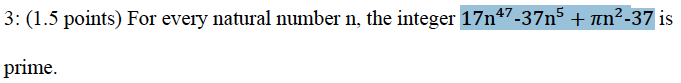 Solved Prove or disprove for every natural number n, the | Chegg.com