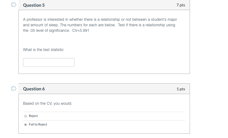 A professor is interested in whether there is a | Chegg.com