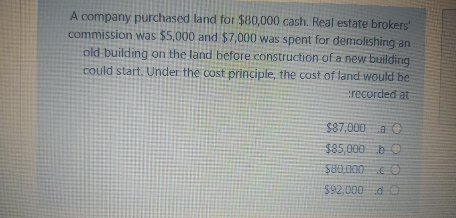 solved-a-company-purchased-land-for-80-000-cash-real-chegg