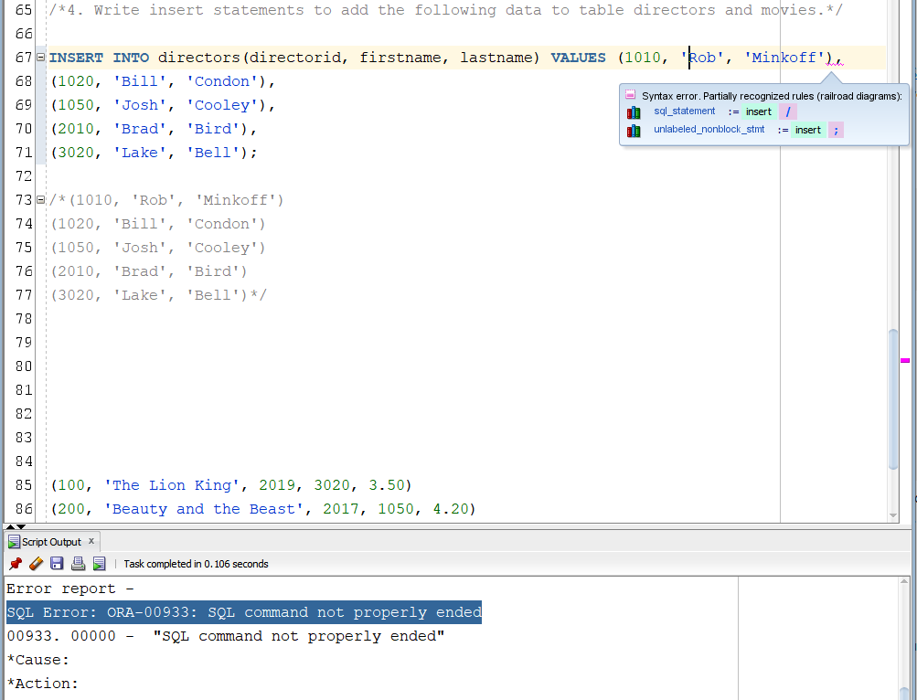 Ora-00933: Sql Command Not Properly Ended: Causes And Solutions