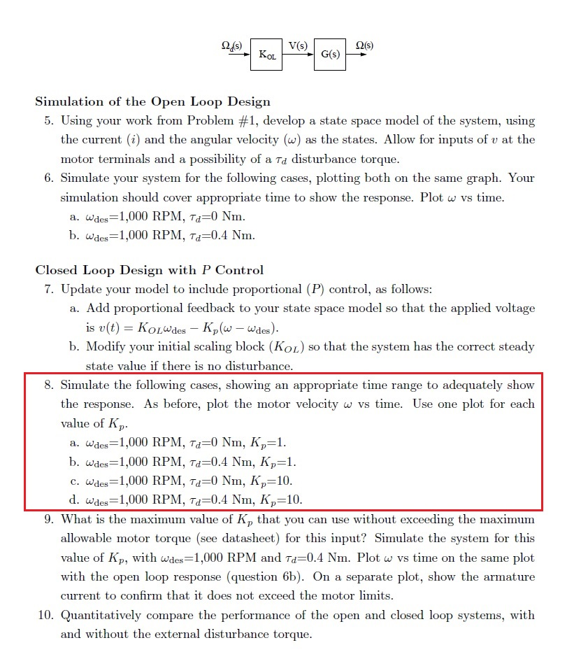 Solved ME3017. Problem Set #4: Basic Control Systems Due by | Chegg.com