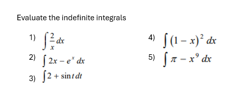 int 1 x 2 dx