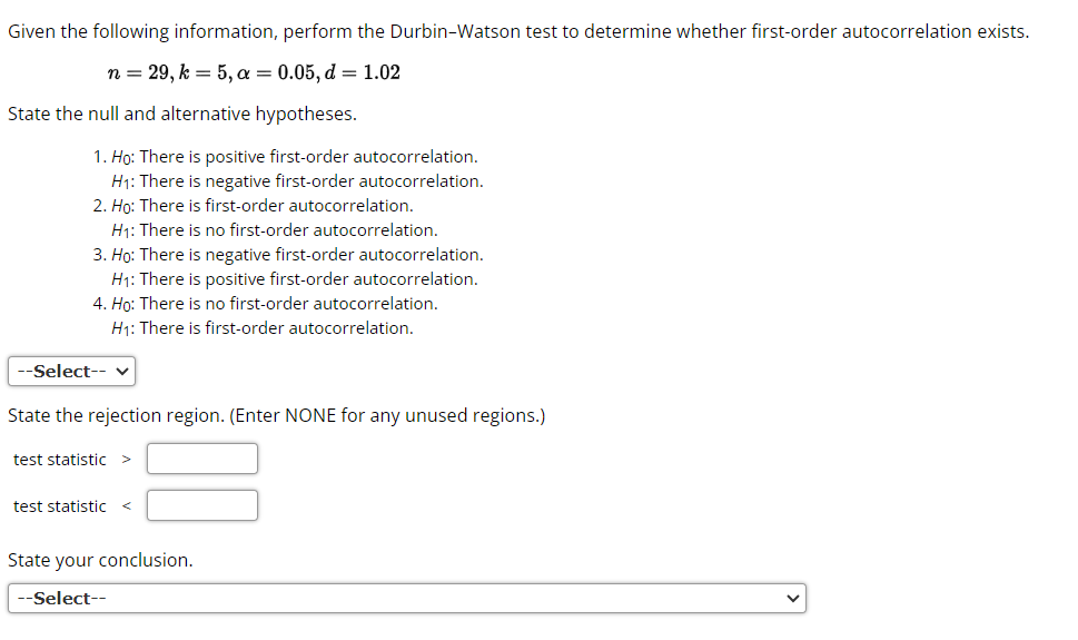 Solved Given the following information, perform the | Chegg.com