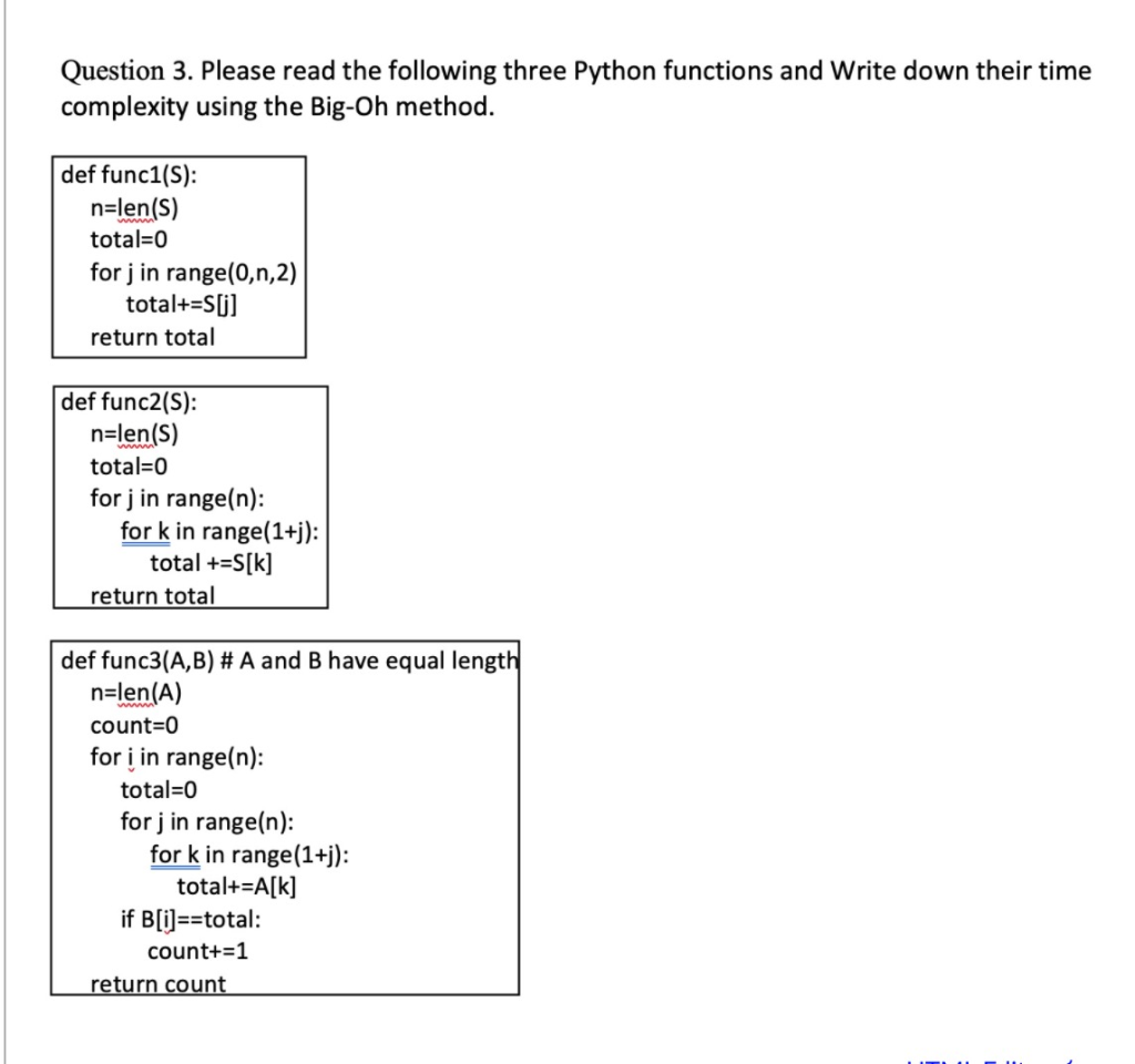 Solved Question 3. Please Read The Following Three Python | Chegg.com