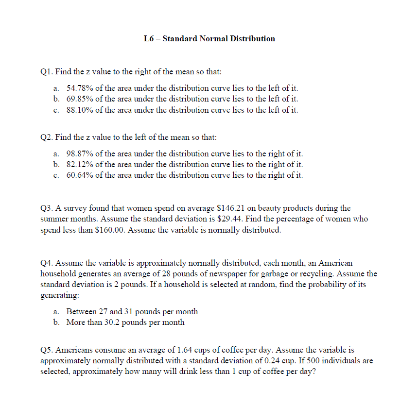 Solved L8 Determining Sample Size \& Hypothesis Testing
