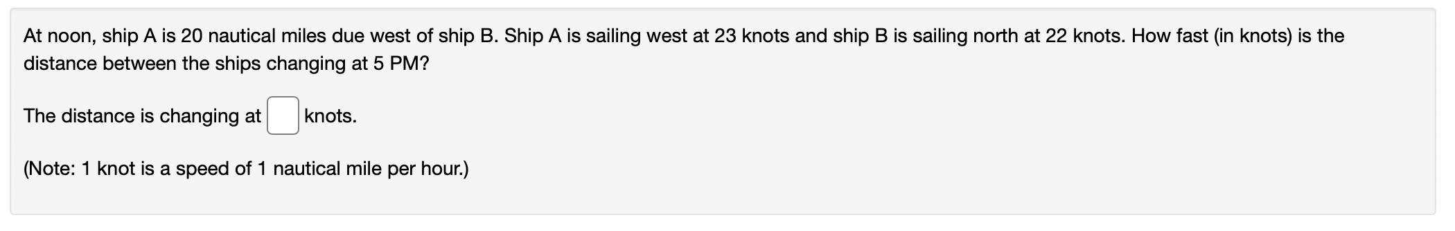 Solved At Noon, Ship A Is 20 Nautical Miles Due West Of Ship | Chegg.com