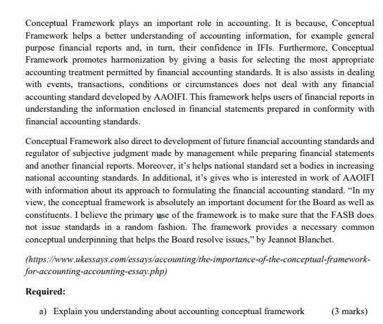 solved-conceptual-framework-plays-an-important-role-in-chegg