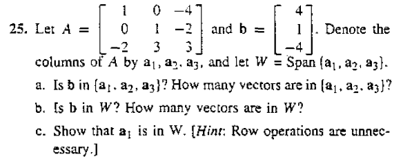 Solved Determine If B Is A Linear Combination Of The Columns | Chegg.com