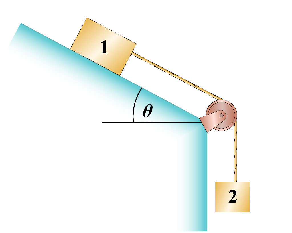 Solved Two blocks are arranged with a massless rope and | Chegg.com