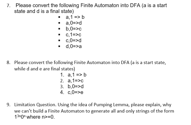 Solved Please Convert The Following Finite Automaton Into | Chegg.com