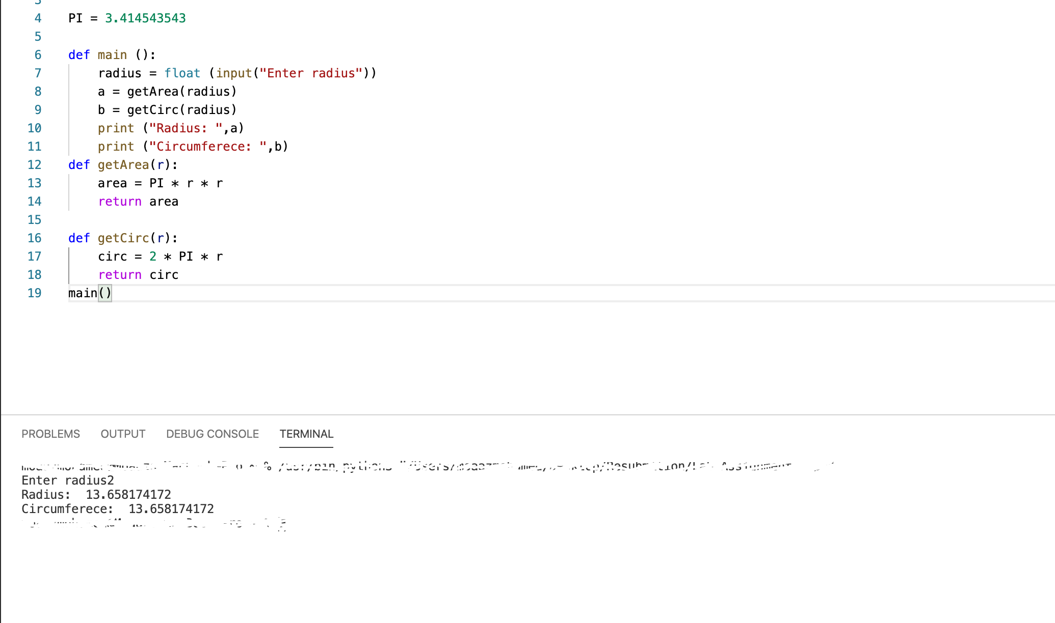 Solved modify this Python program to ask the user "save | Chegg.com