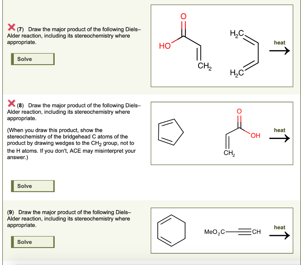 Draw The Major Product Of The Following Dielsalder Reaction The Expert