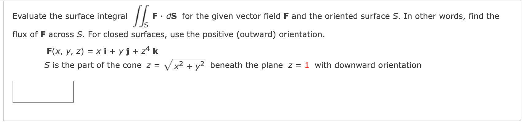 Solved Evaluate The Surface Integral She Fºds For The Given 8145