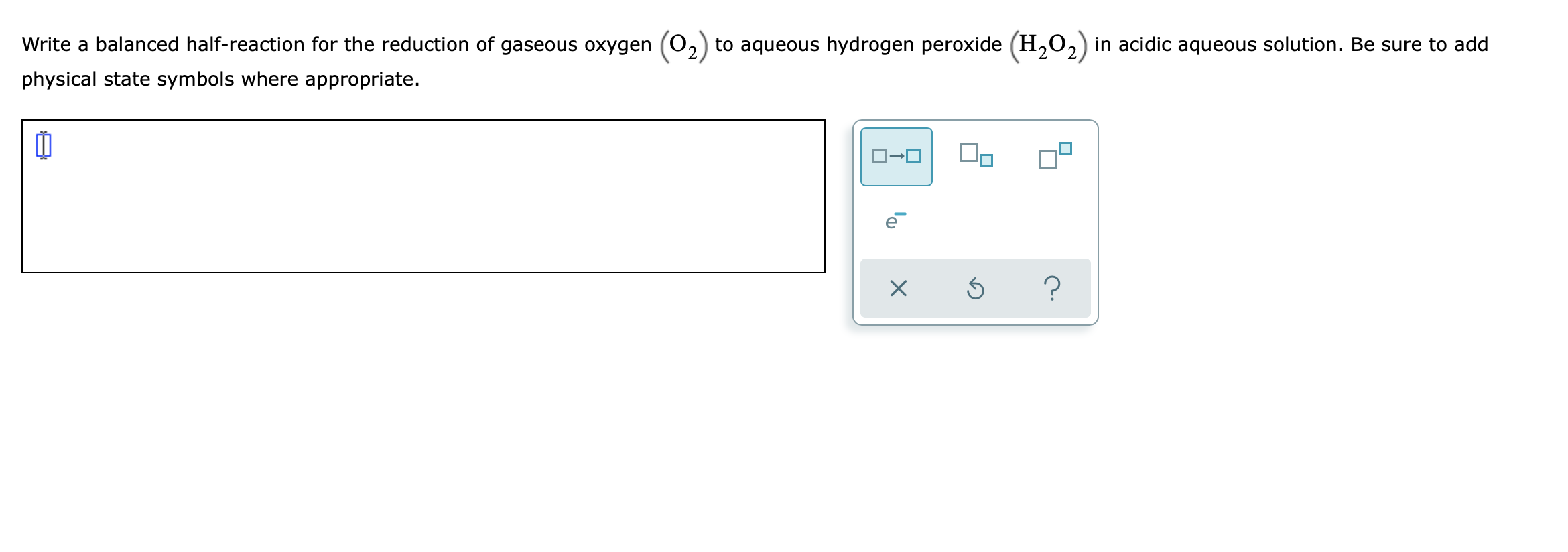 solved-write-a-balanced-half-reaction-for-the-reduction-of-chegg