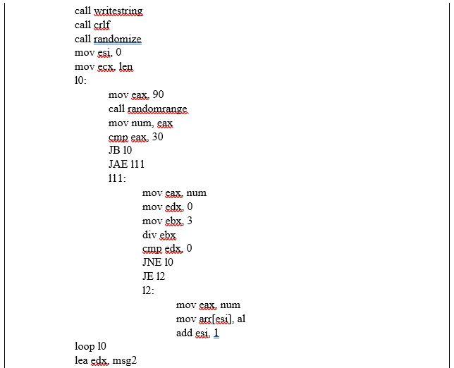 Solved The Code given below generates random multiples of 3 | Chegg.com