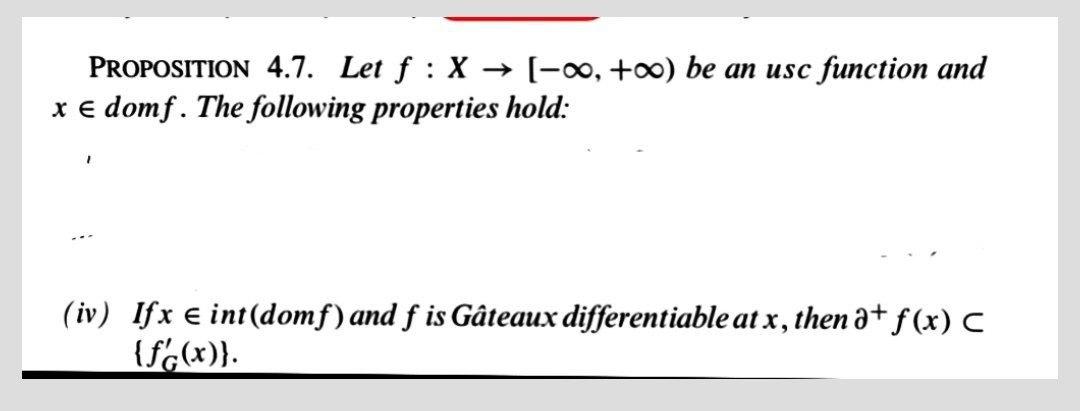 Solved : PROPOSITION 4.7. Let f : X + (-0, +00) be an usc | Chegg.com