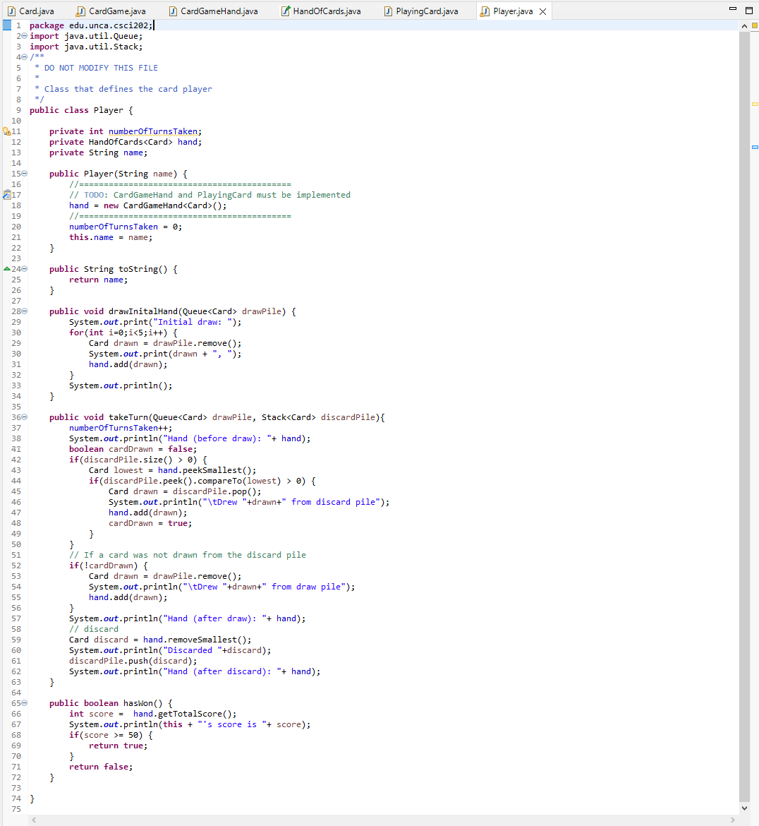 Solved Java FoundationsComplete the methods in the | Chegg.com