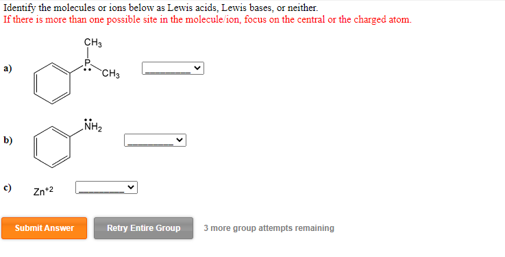 Solved Identify The Molecules Or Ions Below As Lewis Acids, | Chegg.com