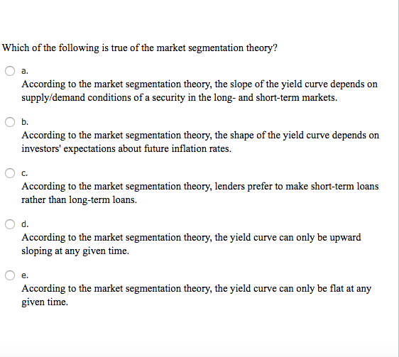 Which Of The Following Is True About Market Segmentation