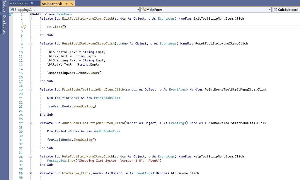 Please use Microsoft Visual Studio | Chegg.com
