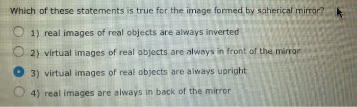 Solved Which of these statements is true for the image | Chegg.com
