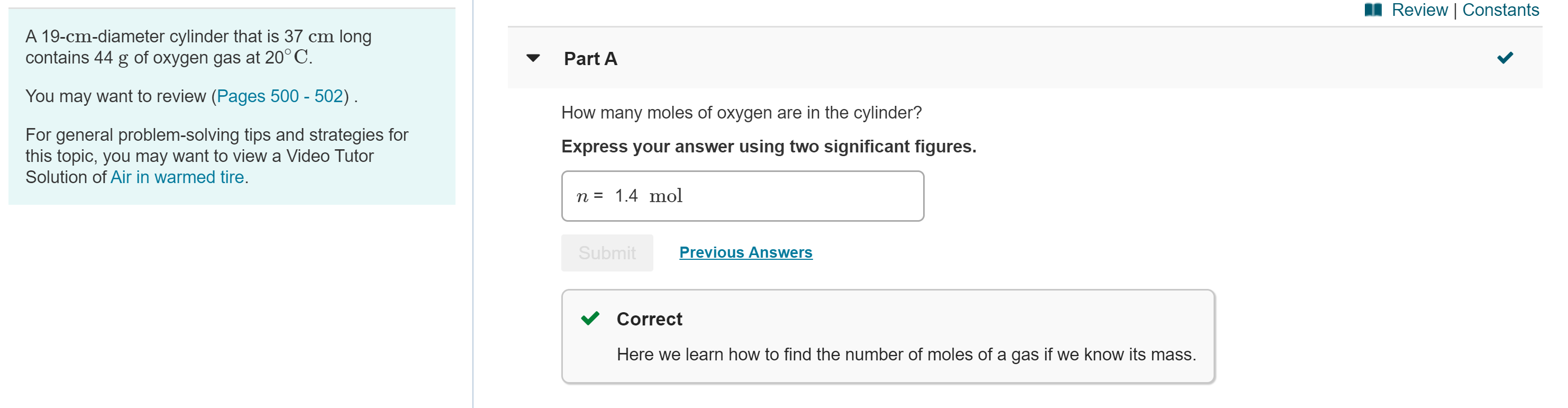 Solved Hello, I am struggling with Part D. Please note the | Chegg.com
