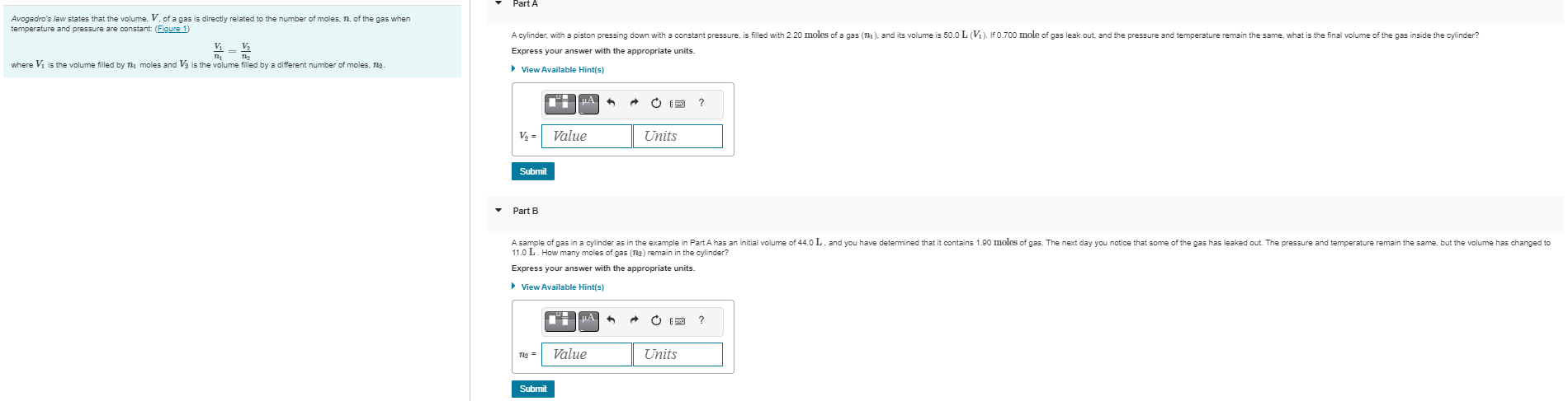 Solved - View Available Hint(s) - Part B Express your answer | Chegg.com