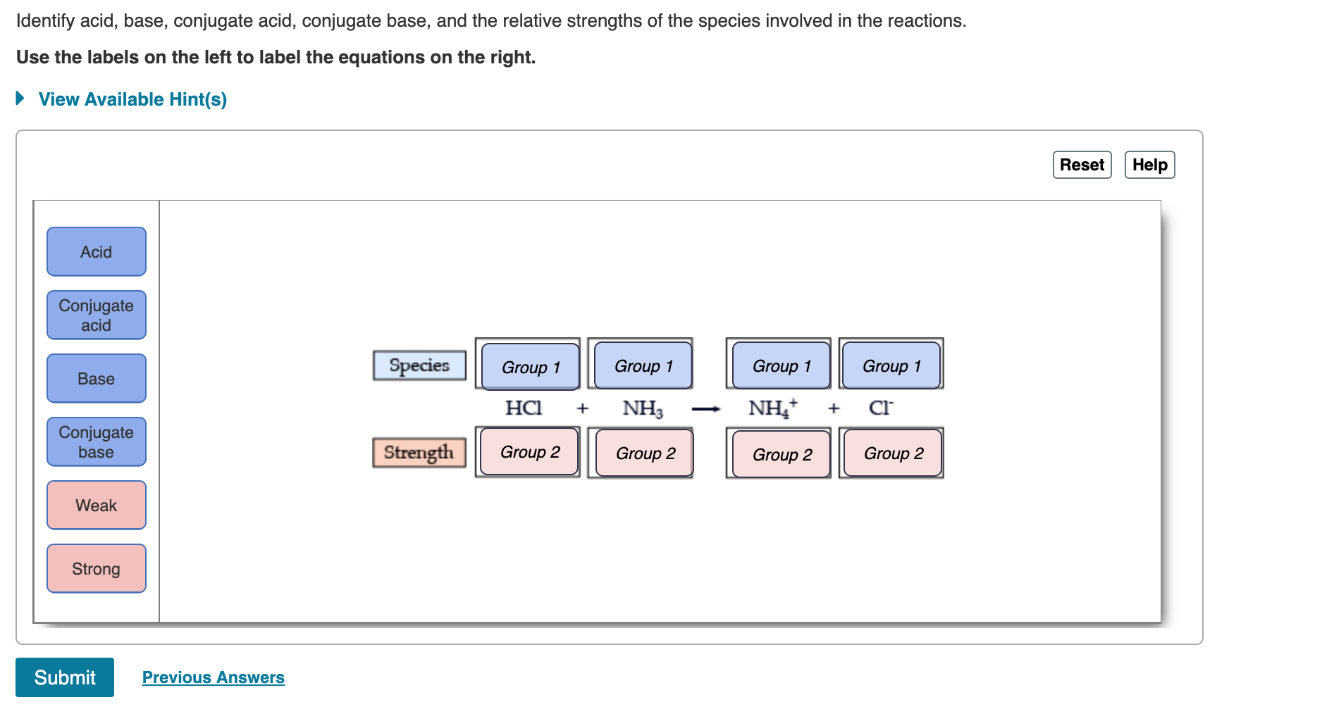 Solved Strong acids and bases completely dissociate in