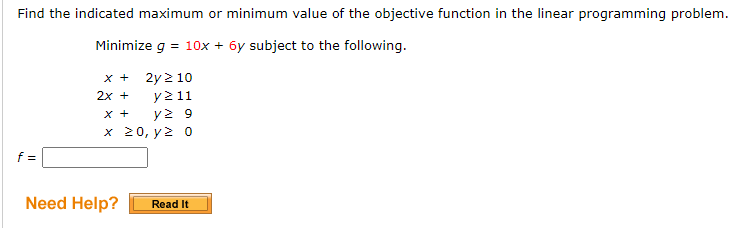 Solved Find The Indicated Maximum Or Minimum Value Of The | Chegg.com