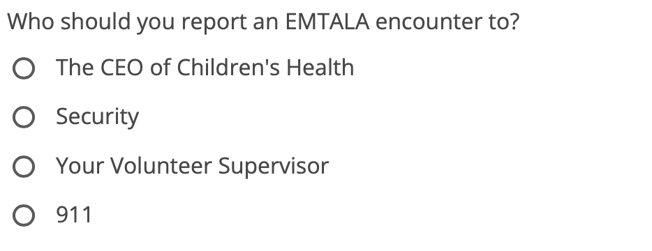 Solved Who Should You Report An EMTALA Encounter To The CEO Chegg Com   Screenshot2024 07 07at4.40.31PM 