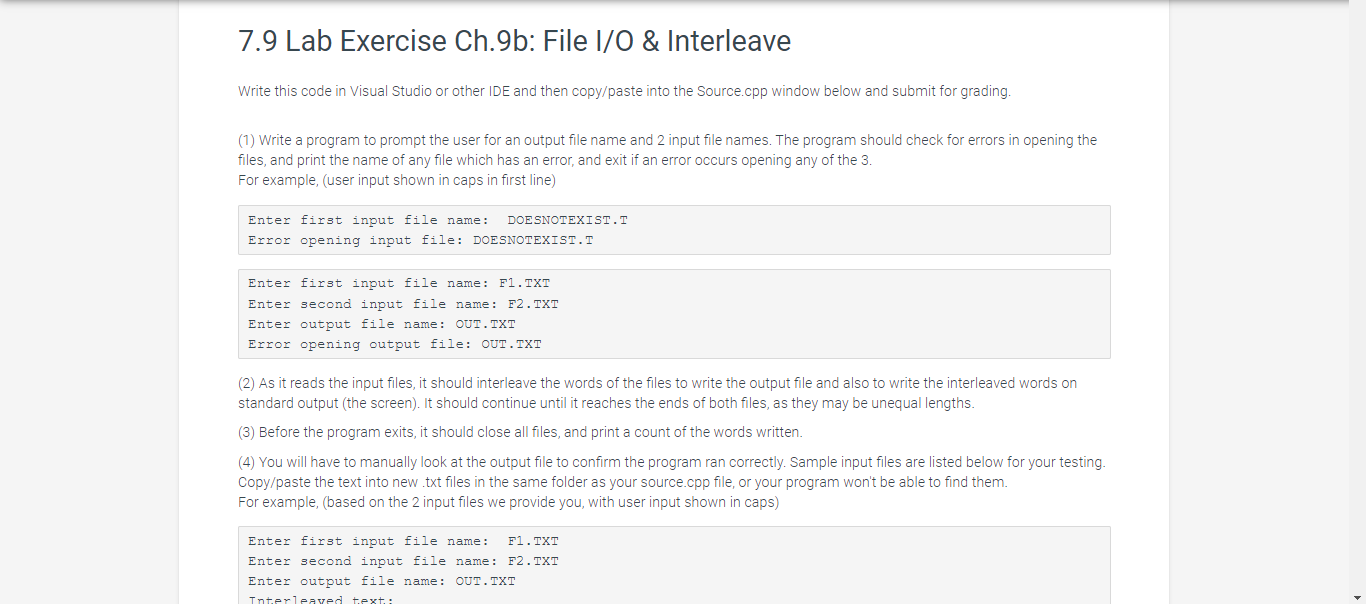 Solved Please I need this in C++ all other code examples on | Chegg.com