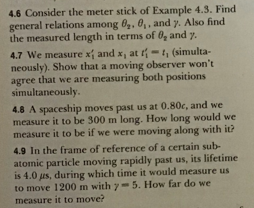Solved 4.6 Consider the meter stick of Example 4.3. Find | Chegg.com