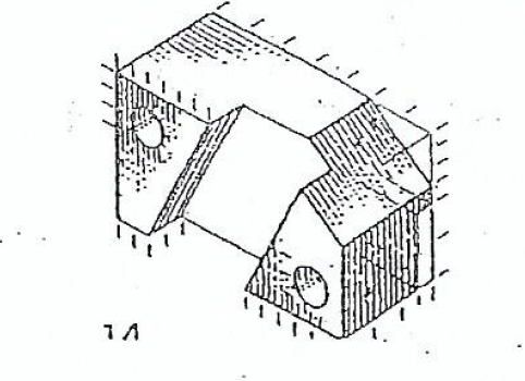 Solved Draw the top, right, and front views for the | Chegg.com