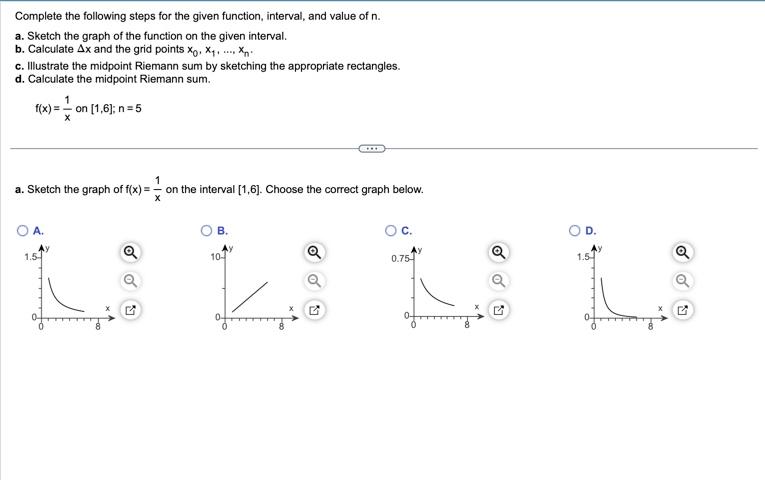 Solved Complete The Following Steps For The Given Function, | Chegg.com