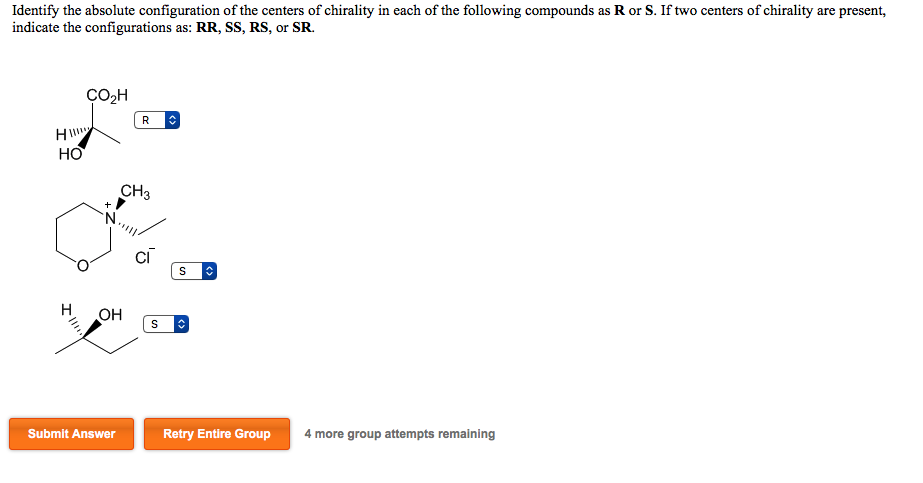 Solved Identify The Absolute Configuration Of The Centers Chegg Com