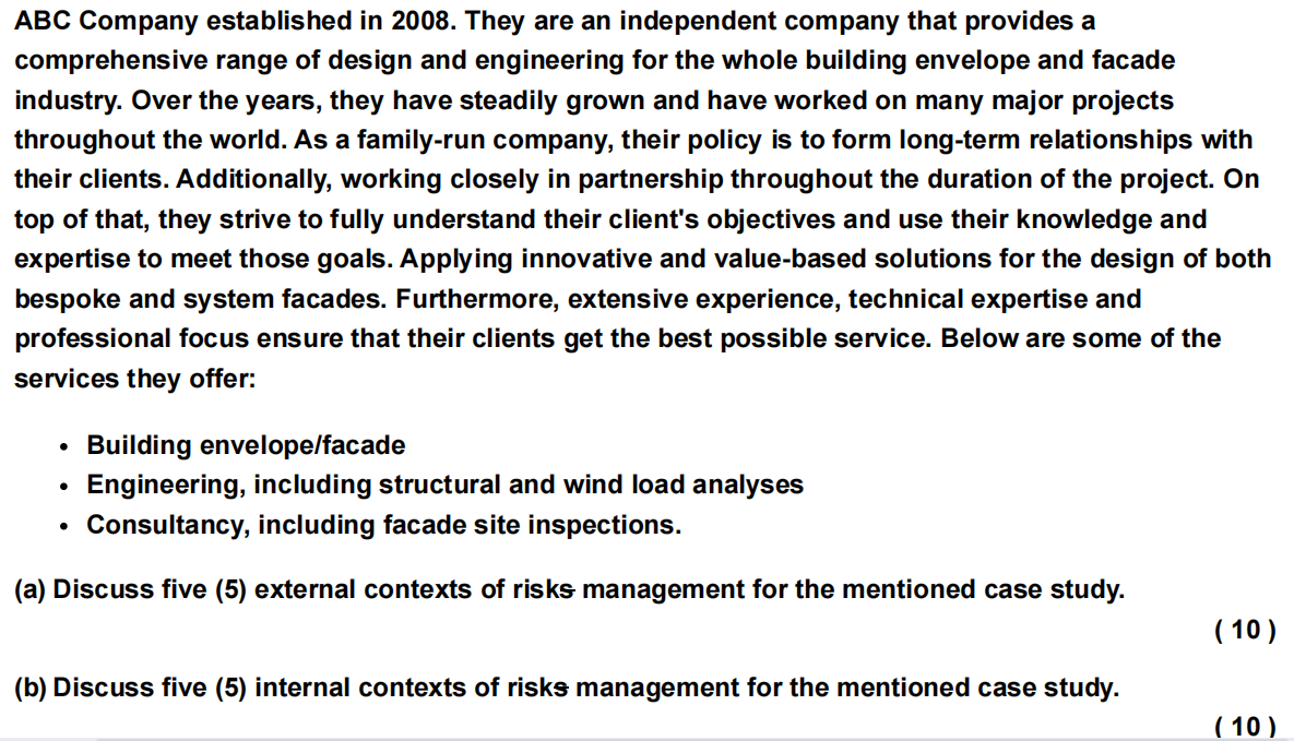 Solved ABC Company established in 2008 They are an Chegg com