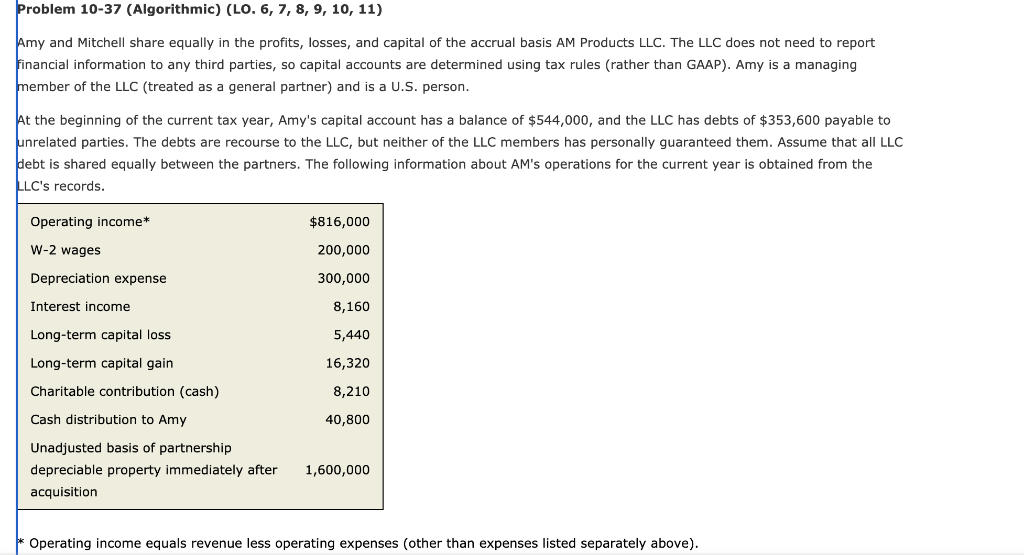Problem 1037 (Algorithmic) (LO. 6, 7, 8, 9, 10, 11)
