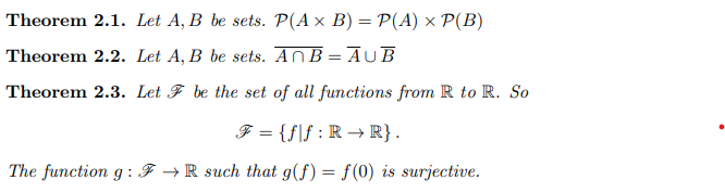 Solved Need help with Theorem 2.1 (I proved it as right but | Chegg.com