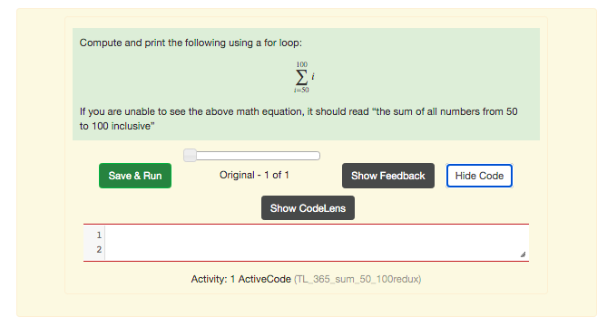 Solved Compute and print the following using a for loop: 100 | Chegg.com