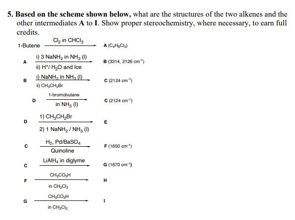 Solved А B 5. Based On The Scheme Shown Below, What Are The | Chegg.com