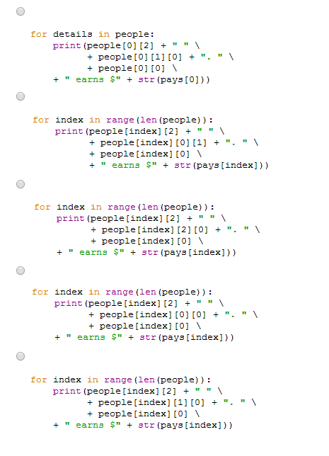 Solved There are two Python lists of equal length. One list | Chegg.com