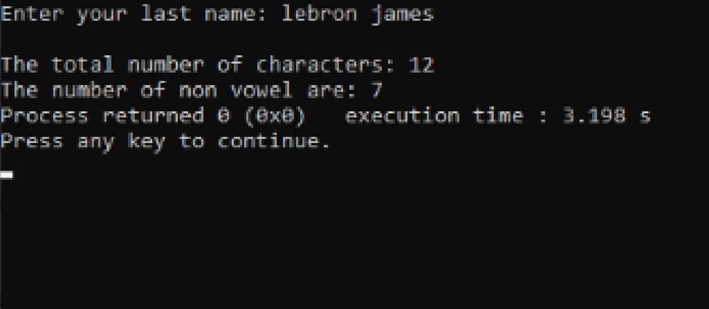 Solved Count the number of consonants in the string using | Chegg.com